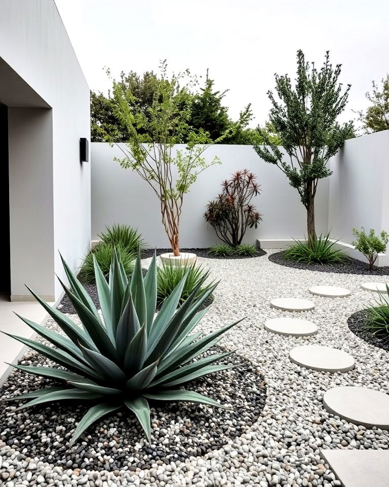 modern minimalist garden