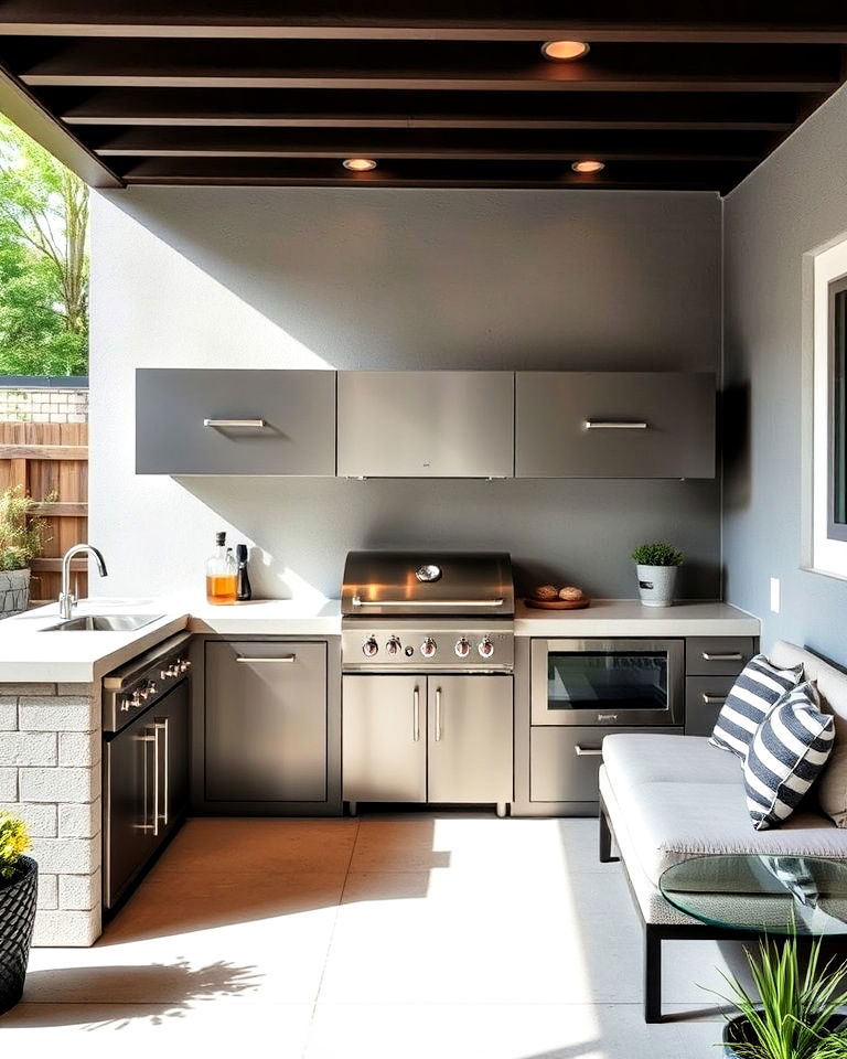 modern minimalist kitchen with clean lines
