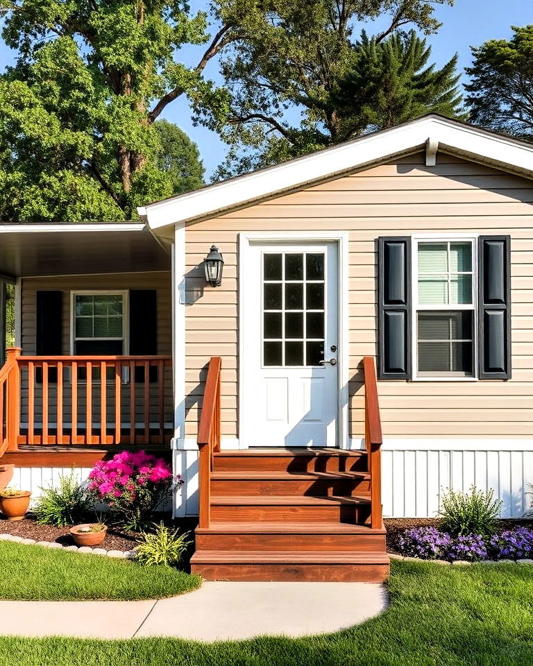 modern mobile home exterior siding