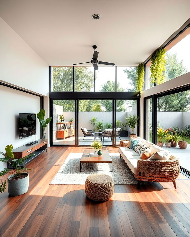modern seamless indoor outdoor transition