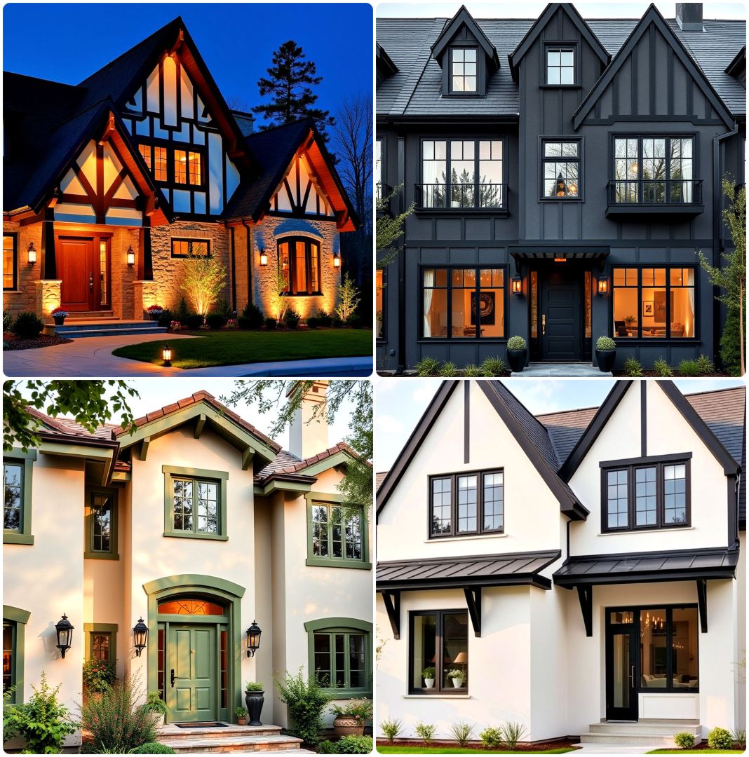 modern tudor exterior inspiration