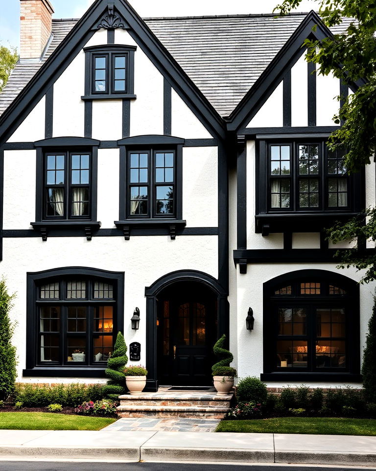 modern tudor style home design