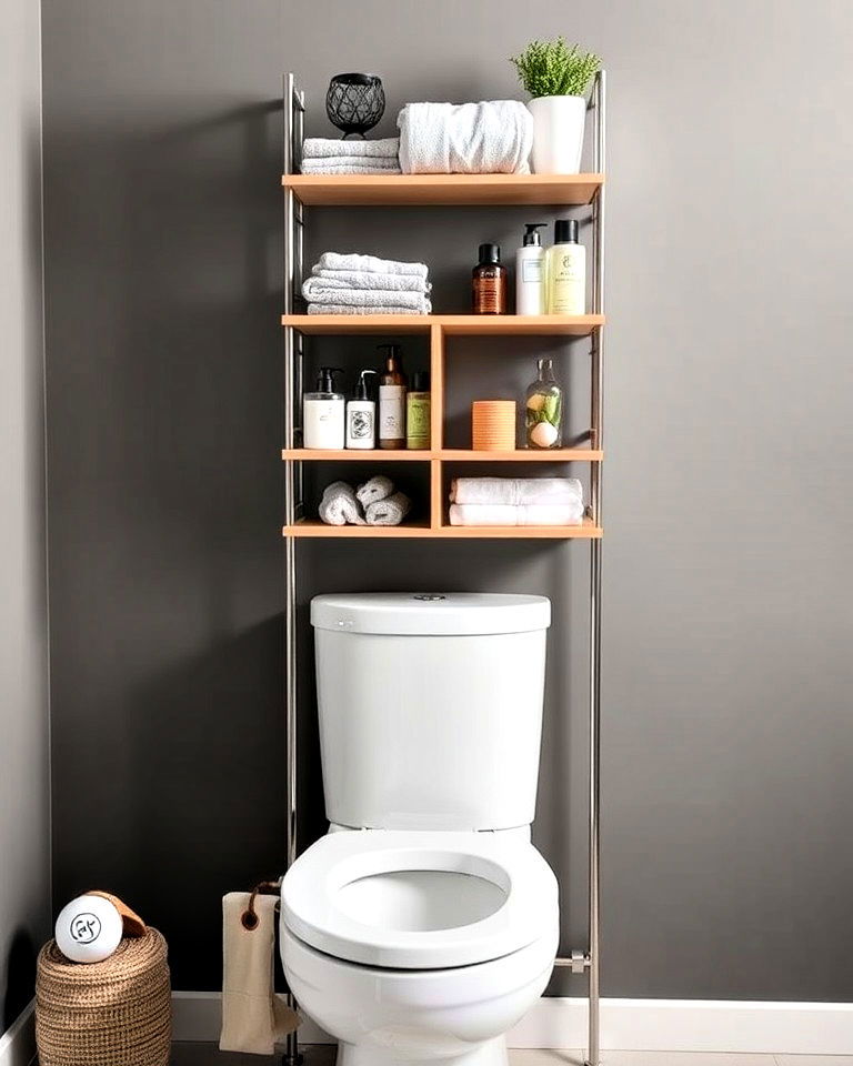 modular and dynamic over the toilet storage system