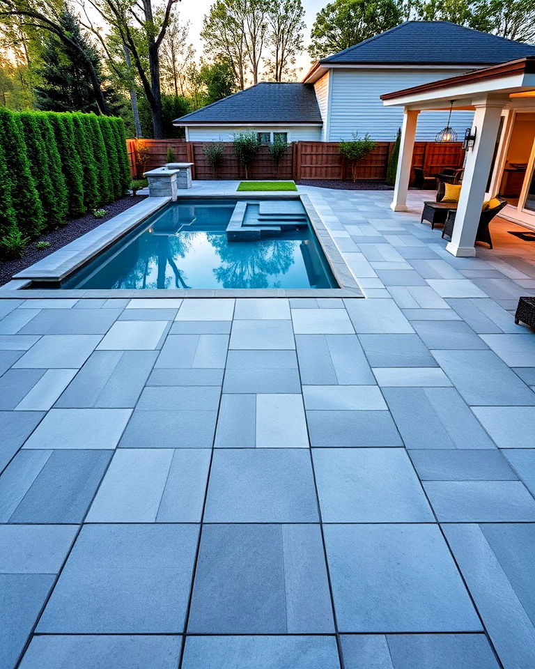 modular concrete pavers for contemporary appeal