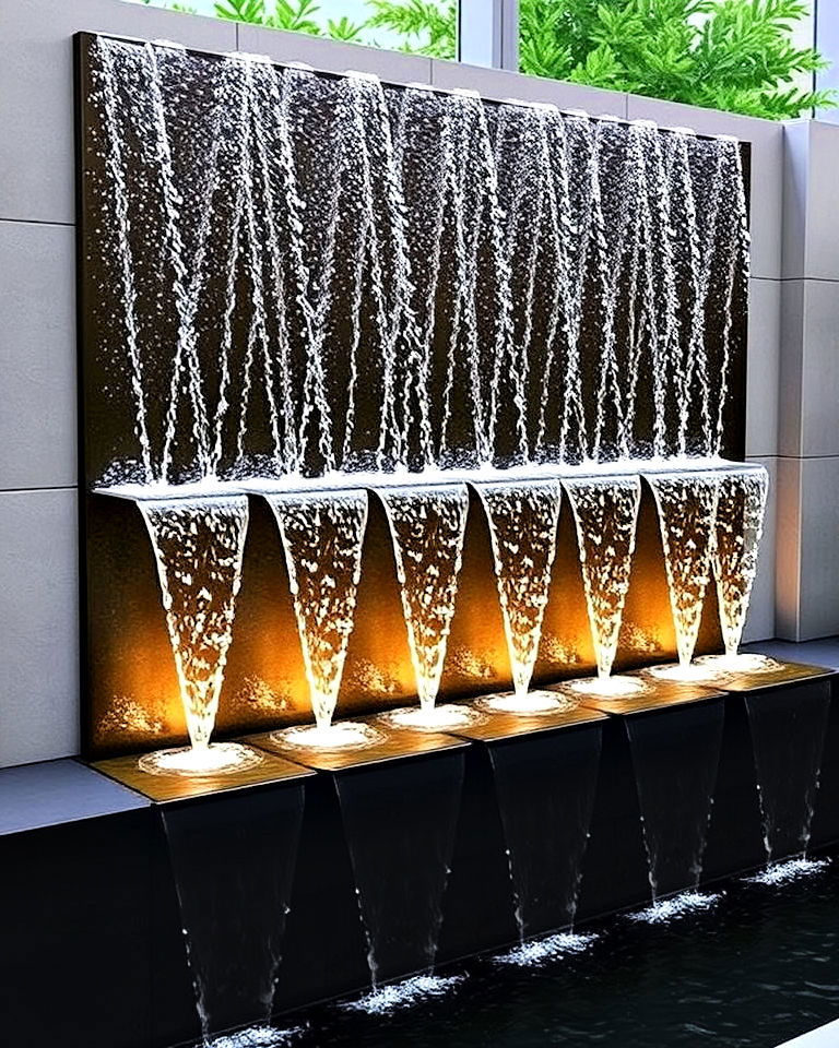 modular fountain panels