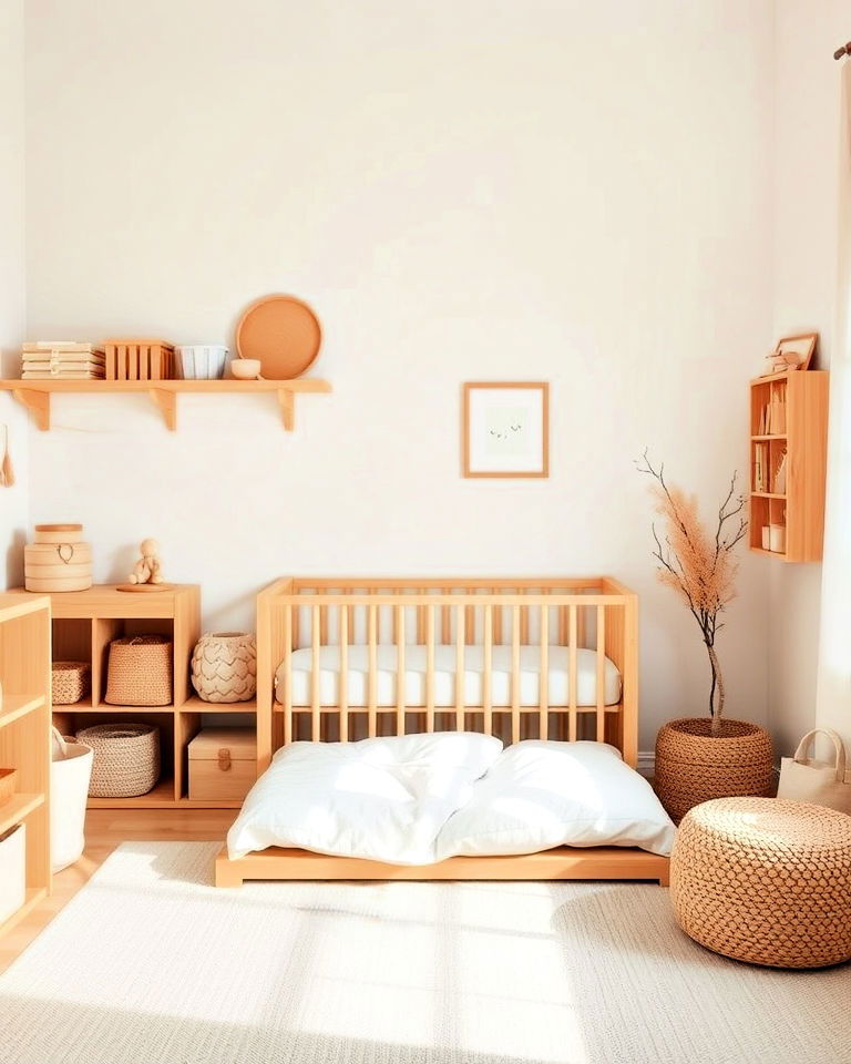 montessori inspired baby room design