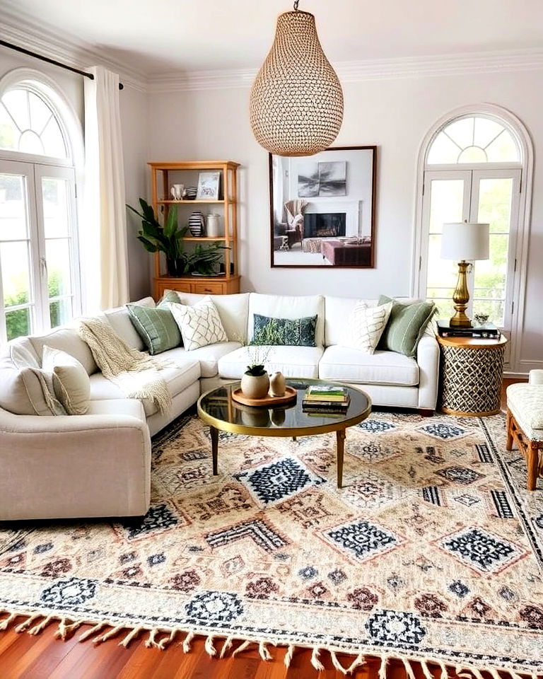 moroccan inspired rugs for living room