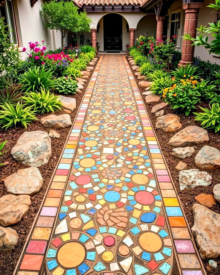 mosaic walkways