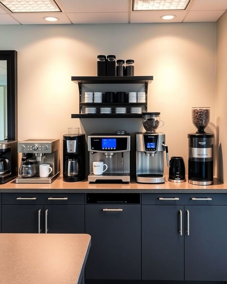 15 Office Coffee Station Ideas For An Organized Workspace