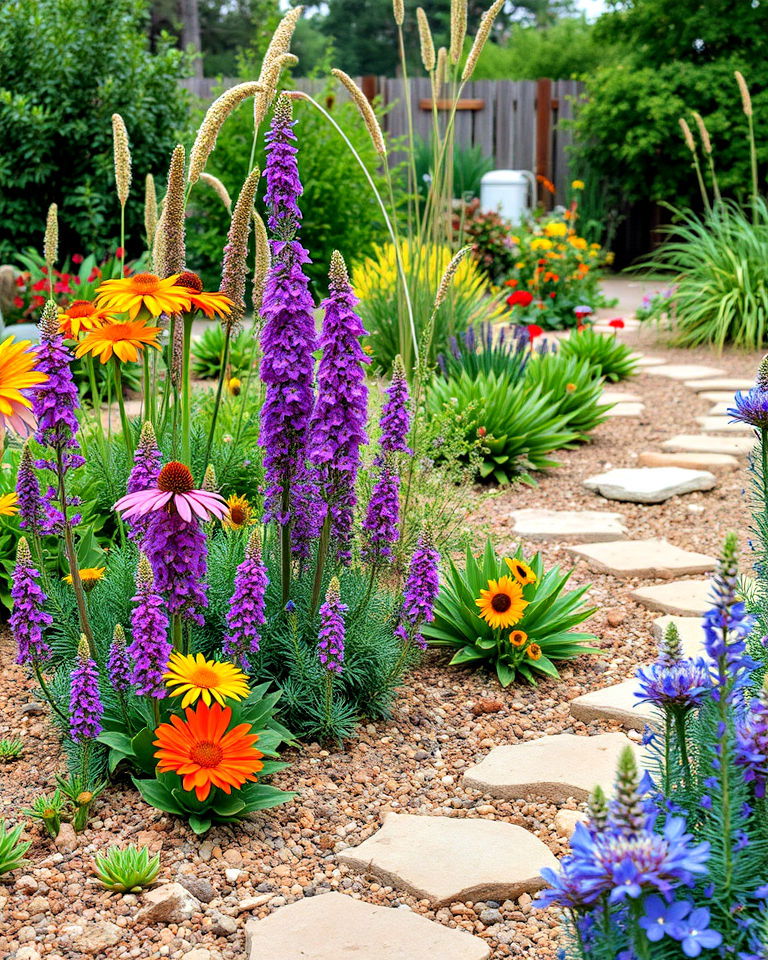 native plant xeriscape garden