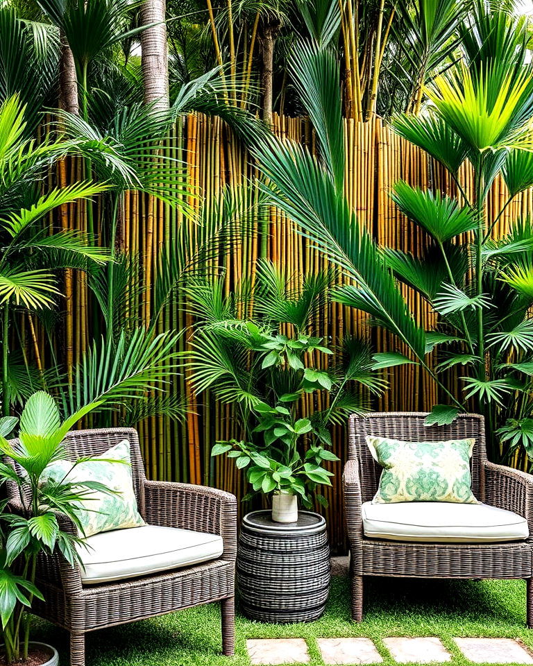 natural privacy screens for garden