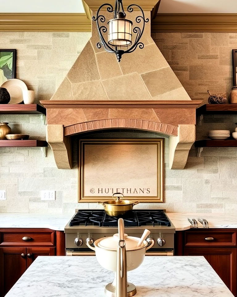 natural stone accents