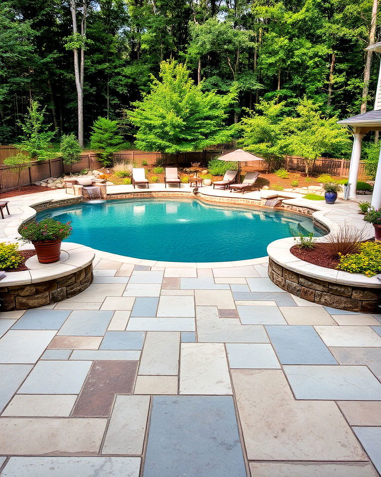 natural stone pavers for rustic charm