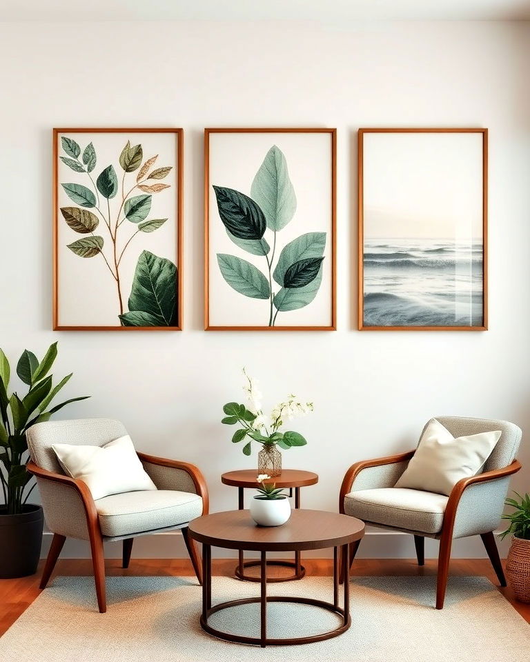 nature inspired art to add calm