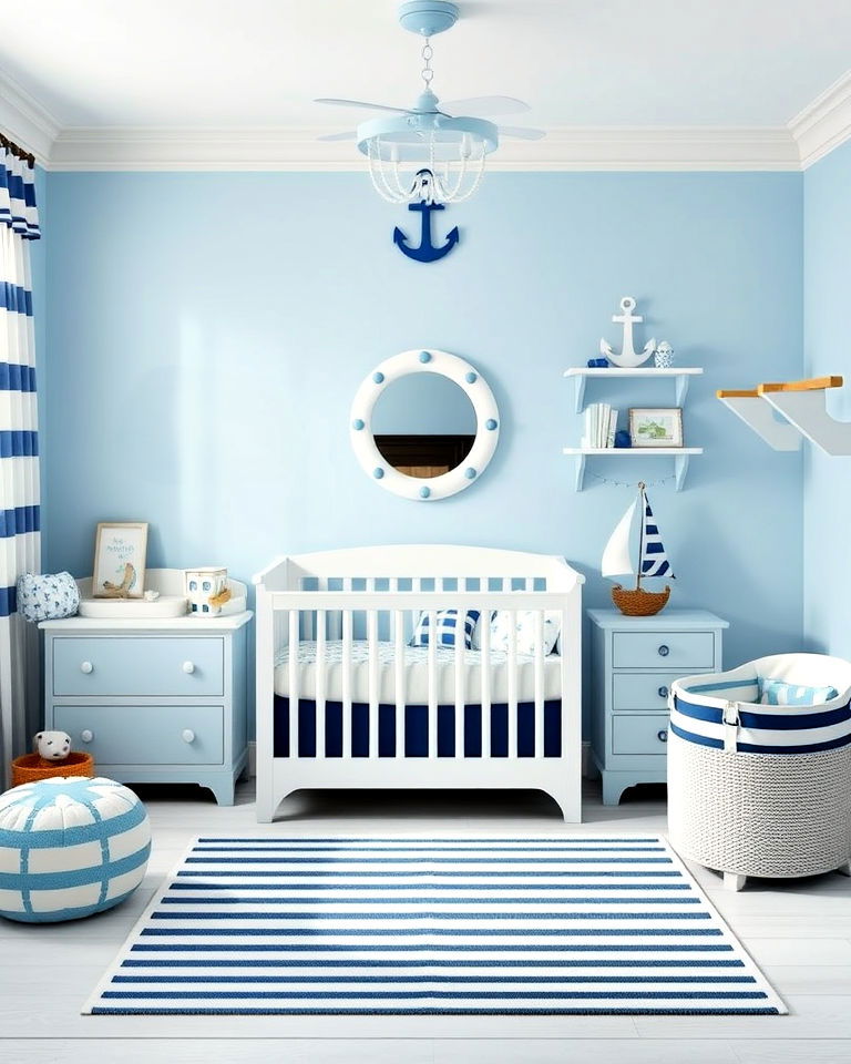 nautical theme baby room
