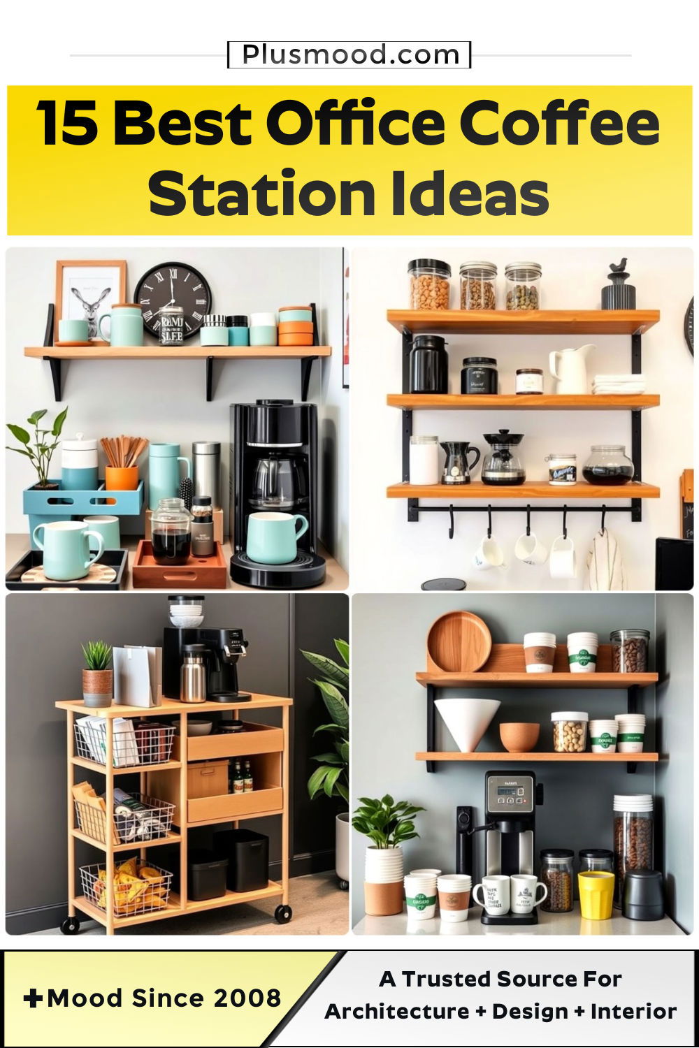 15 Office Coffee Station Ideas For An Organized Workspace