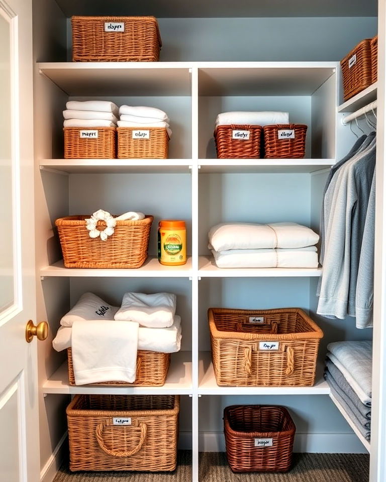 open shelving for baby’s essentials