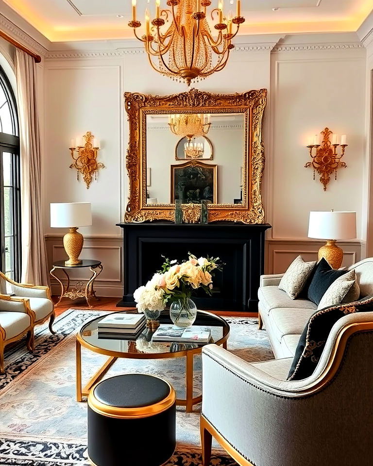 opt for gold accents