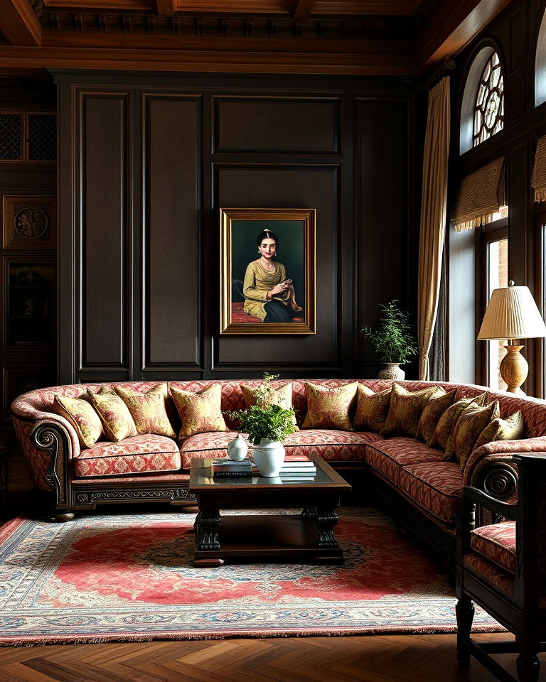 opt for traditional ottoman sofas