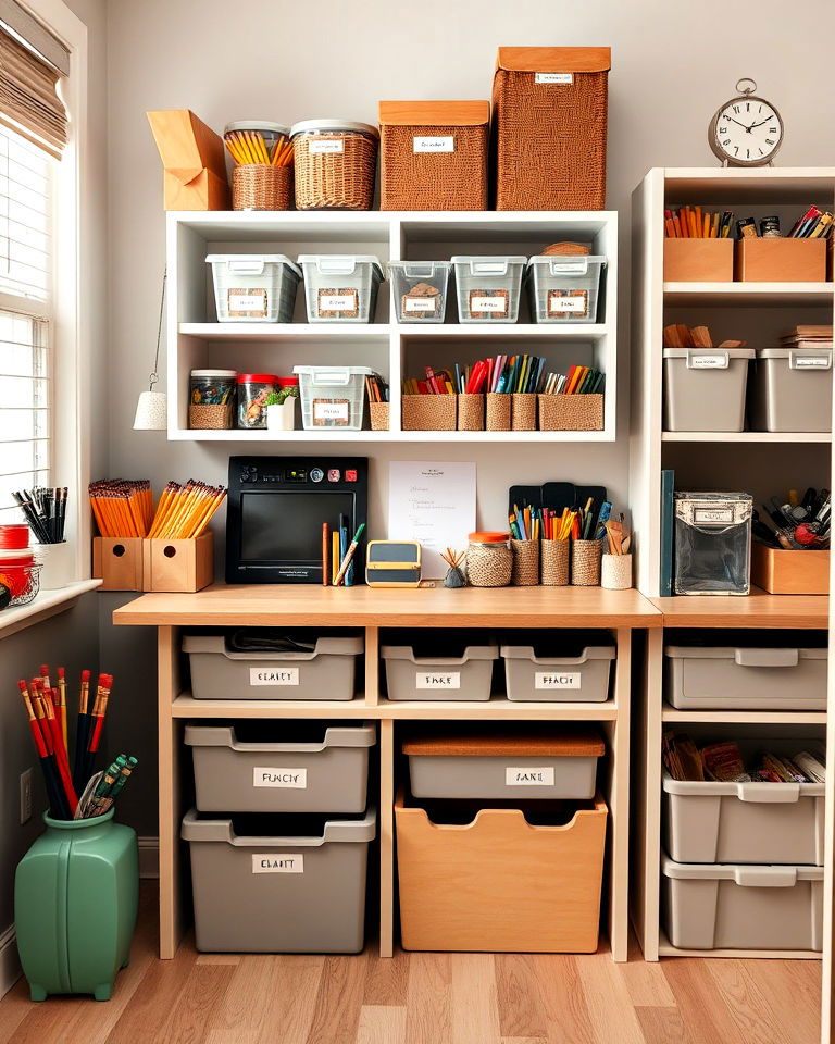 organized supply station idea
