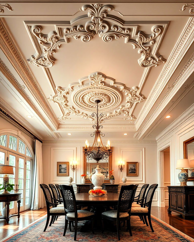 ornate ceiling trims for artistic detail