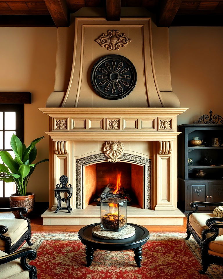 ornate fireplaces