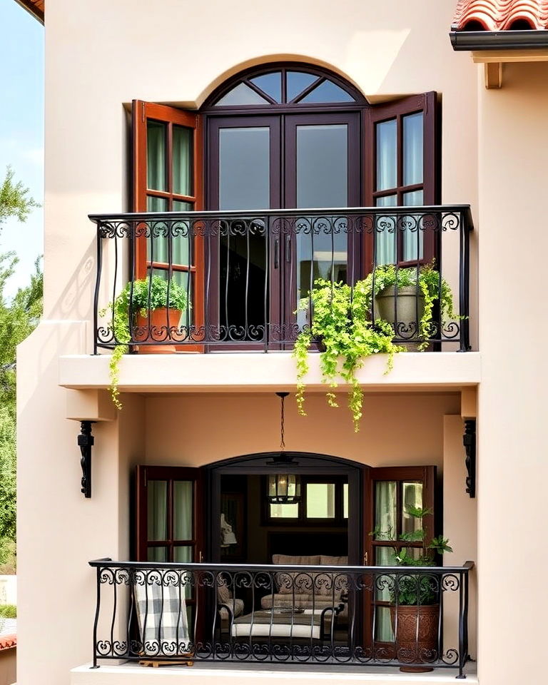 outdoor balconies