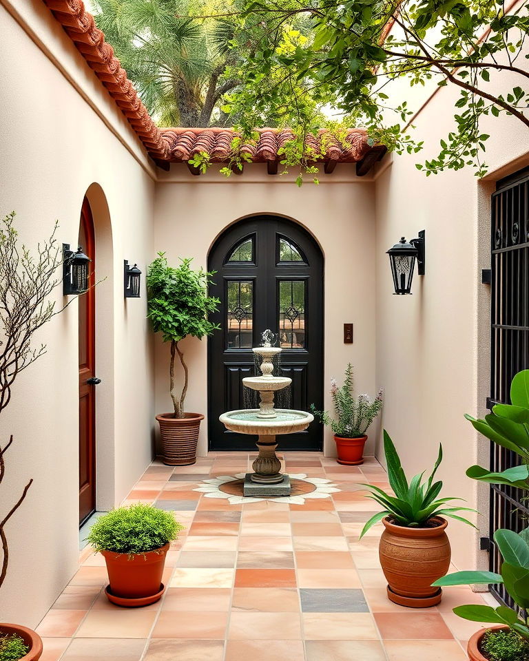 outdoor courtyards