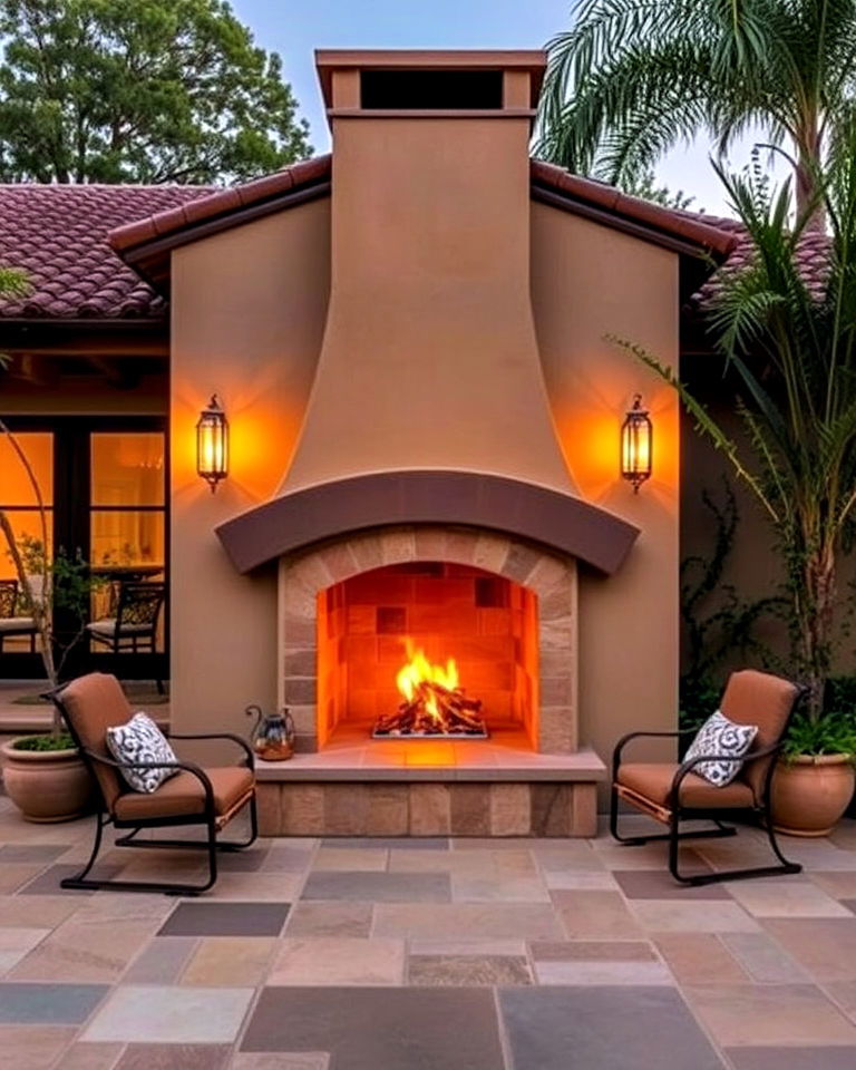 outdoor fireplaces