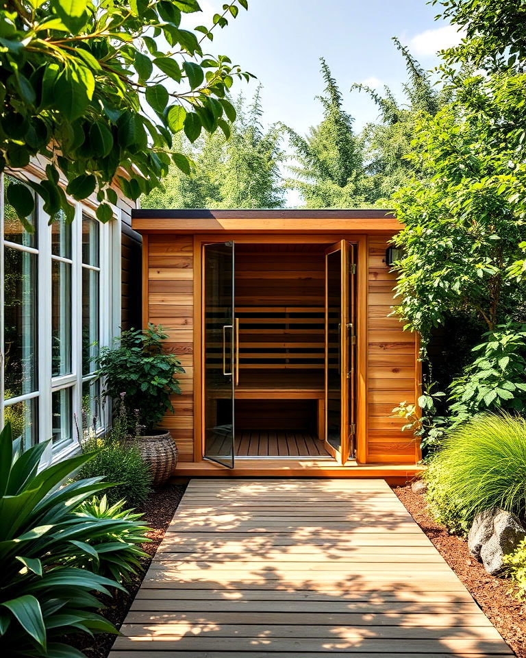 outdoor garden retreat