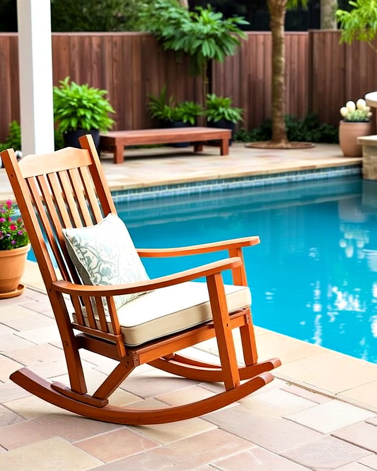 outdoor rocking chair