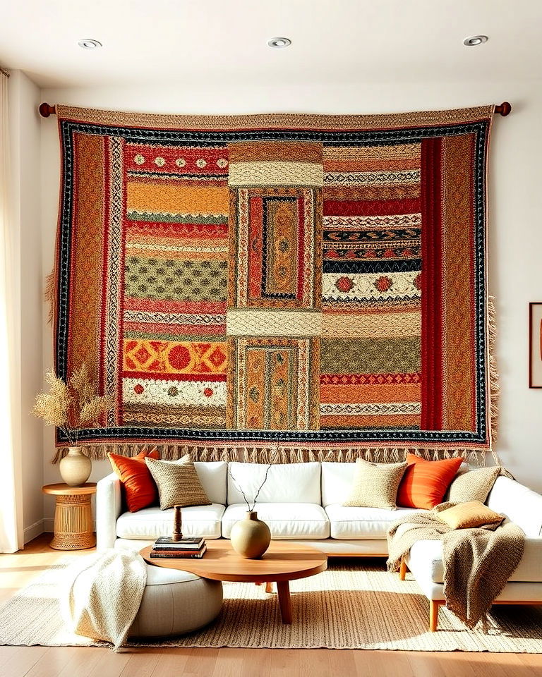 oversized textile art