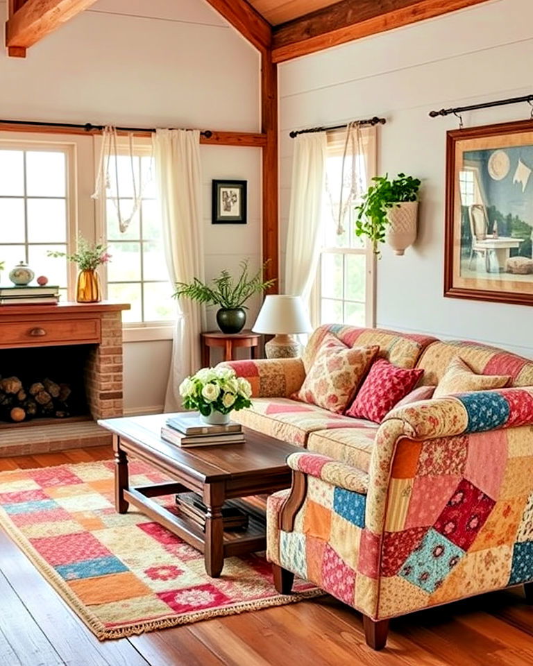 patchwork accents