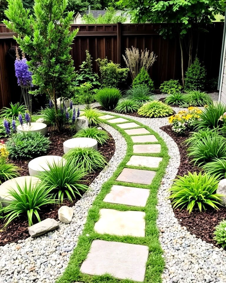 patio garden pathway design