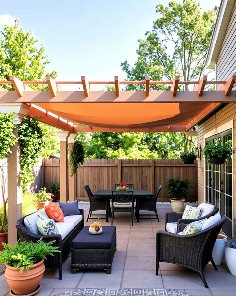 pergola covered patio extension