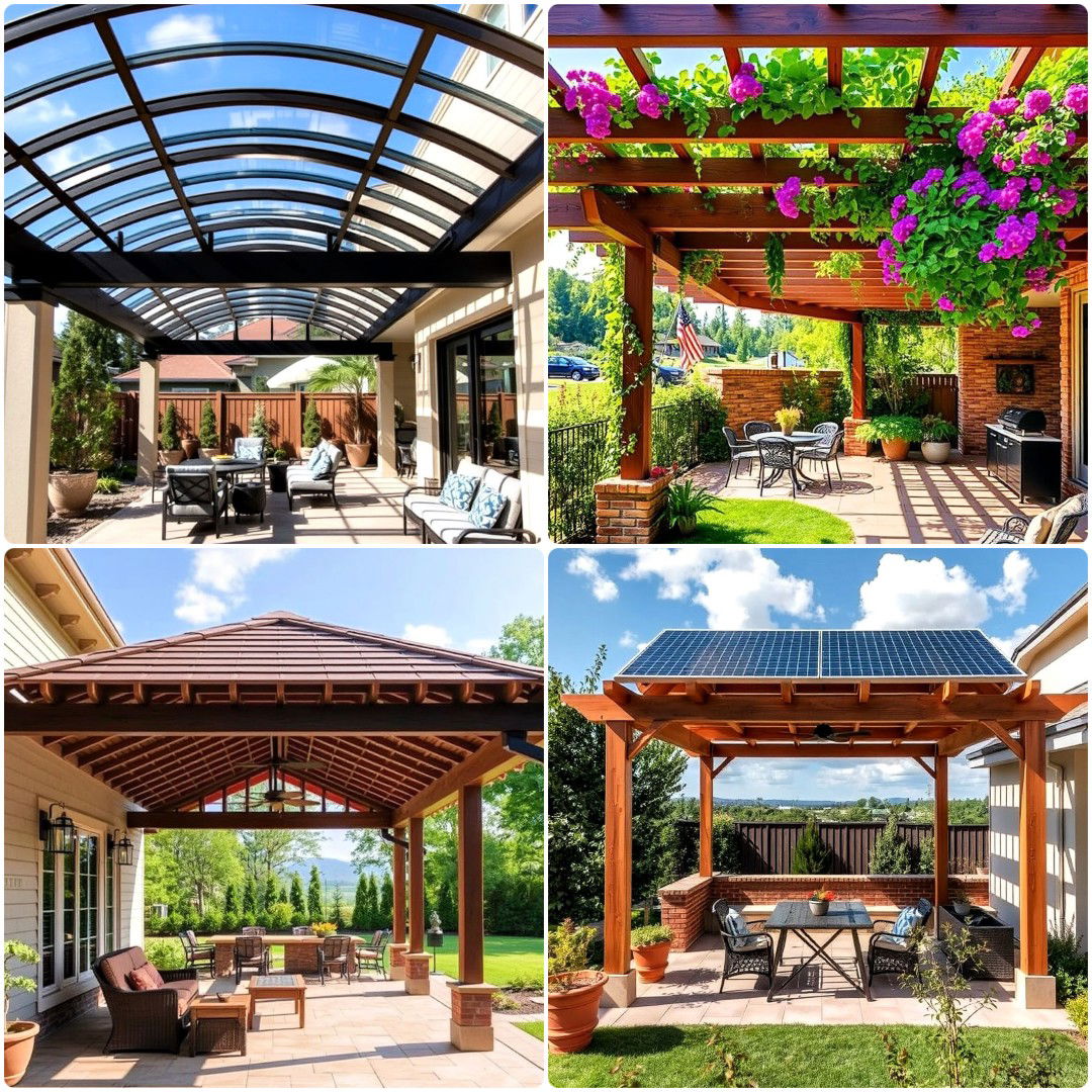 30 Pergola Roof Ideas For Stylish Outdoor Living