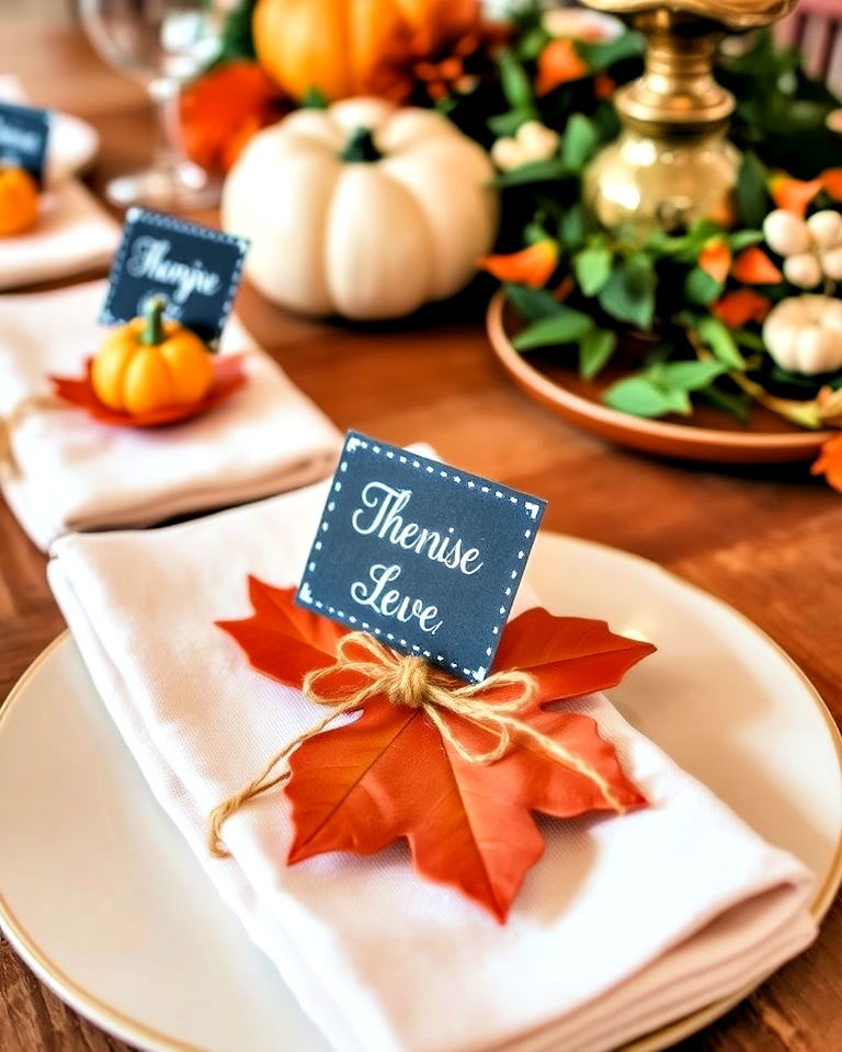 personalized place settings to elevate your table