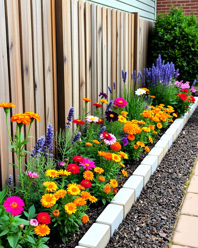plant a compact flower border