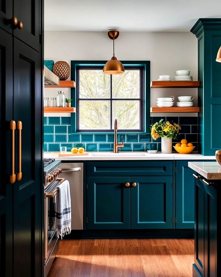 play with bold cabinet colors