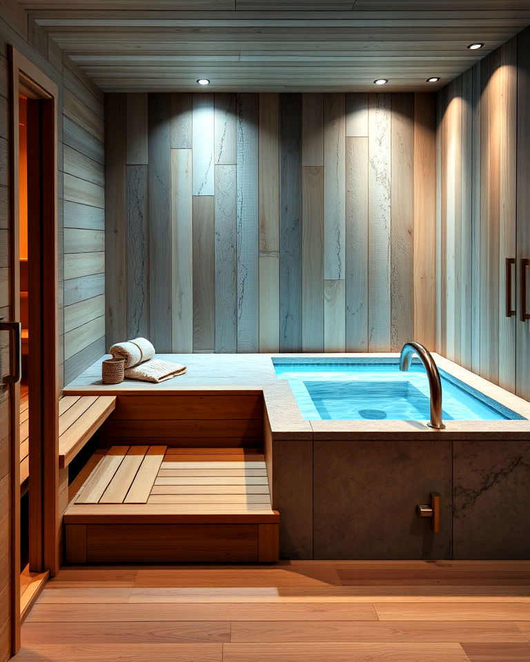 plunge pool sauna combo