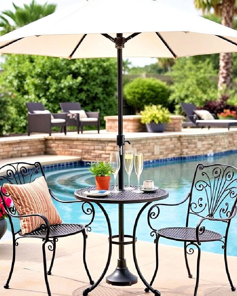 poolside bistro sets