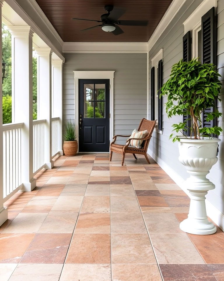 porcelain tiles porch flooring