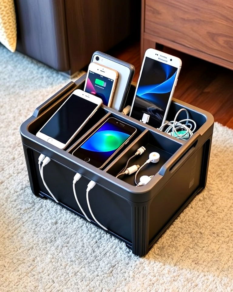 portable charging caddy for any room
