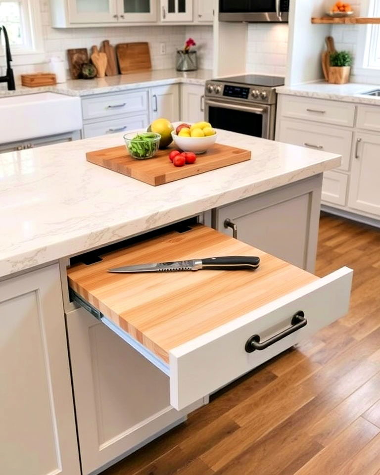 pull out cutting board
