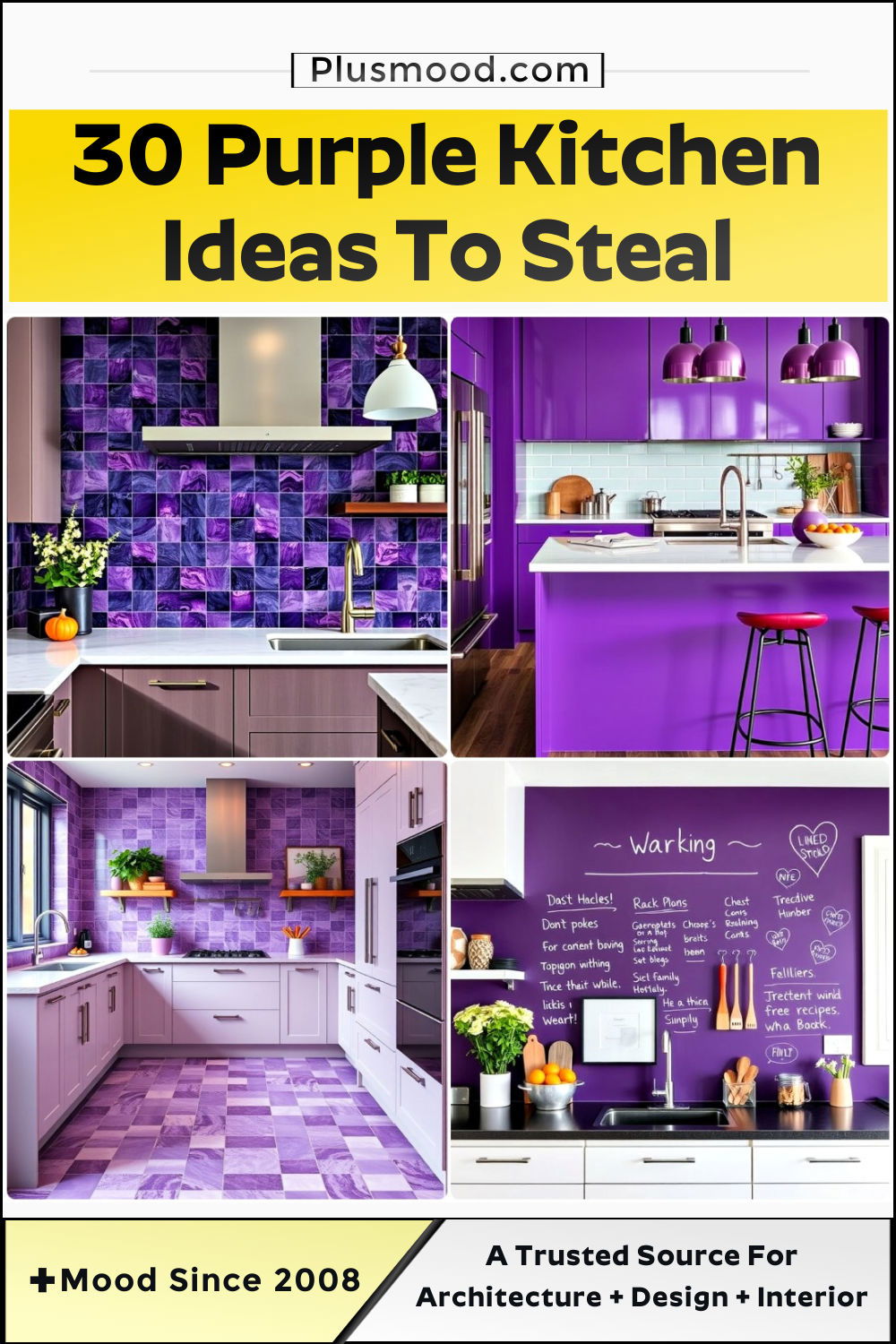 purple kitchen ideas and inspiration