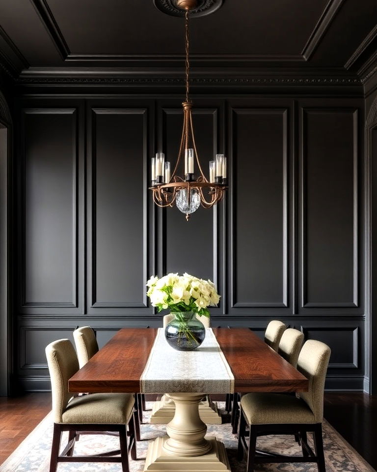 raised paneling for dramatic detail