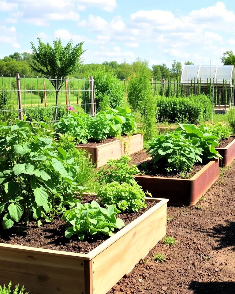 raised vegetable beds