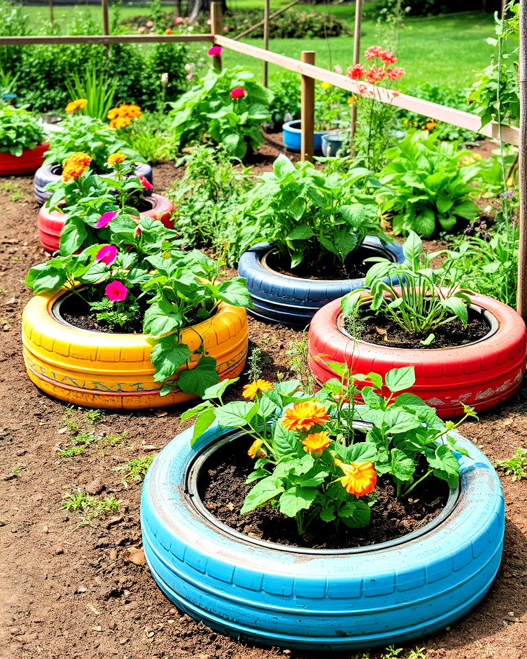 recycled tire beds for a fun eco friendly choice