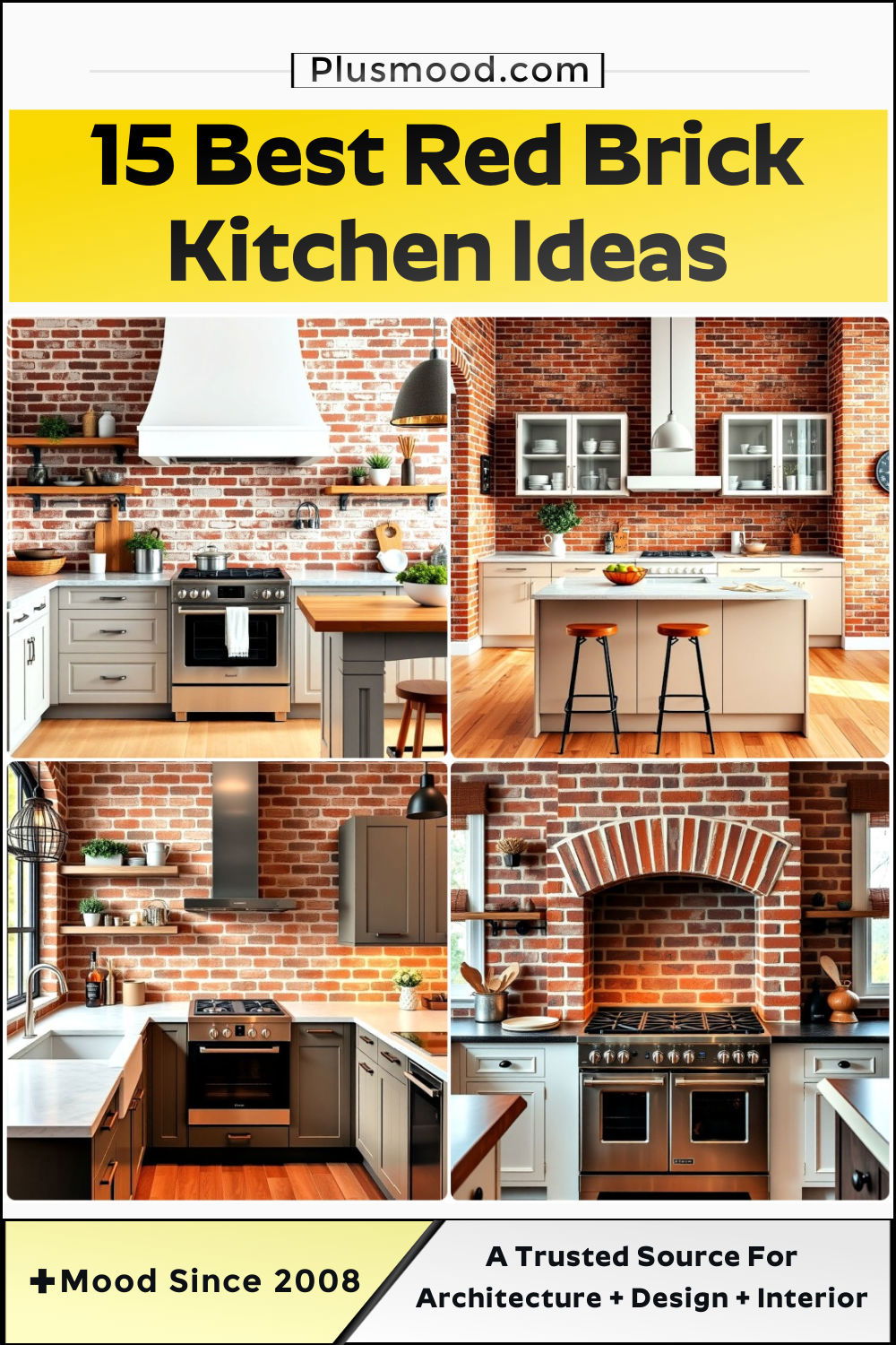 red brick kitchen ideas and inspiration