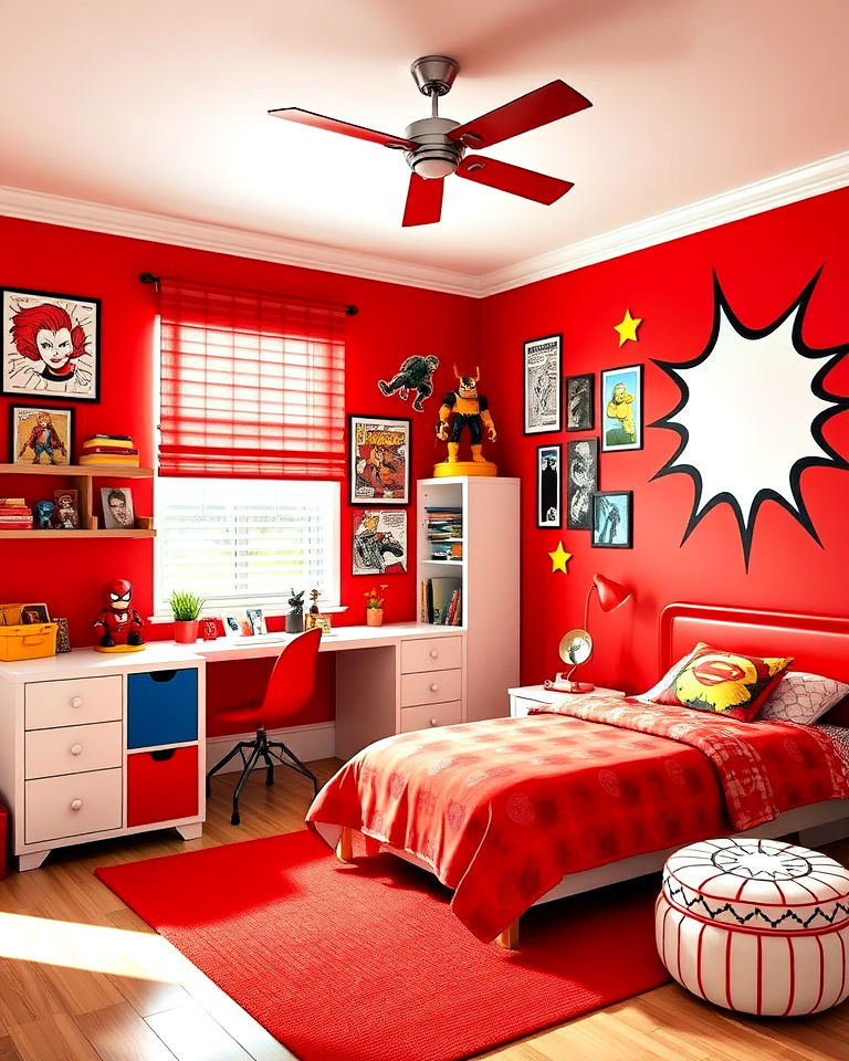 red comic book universe